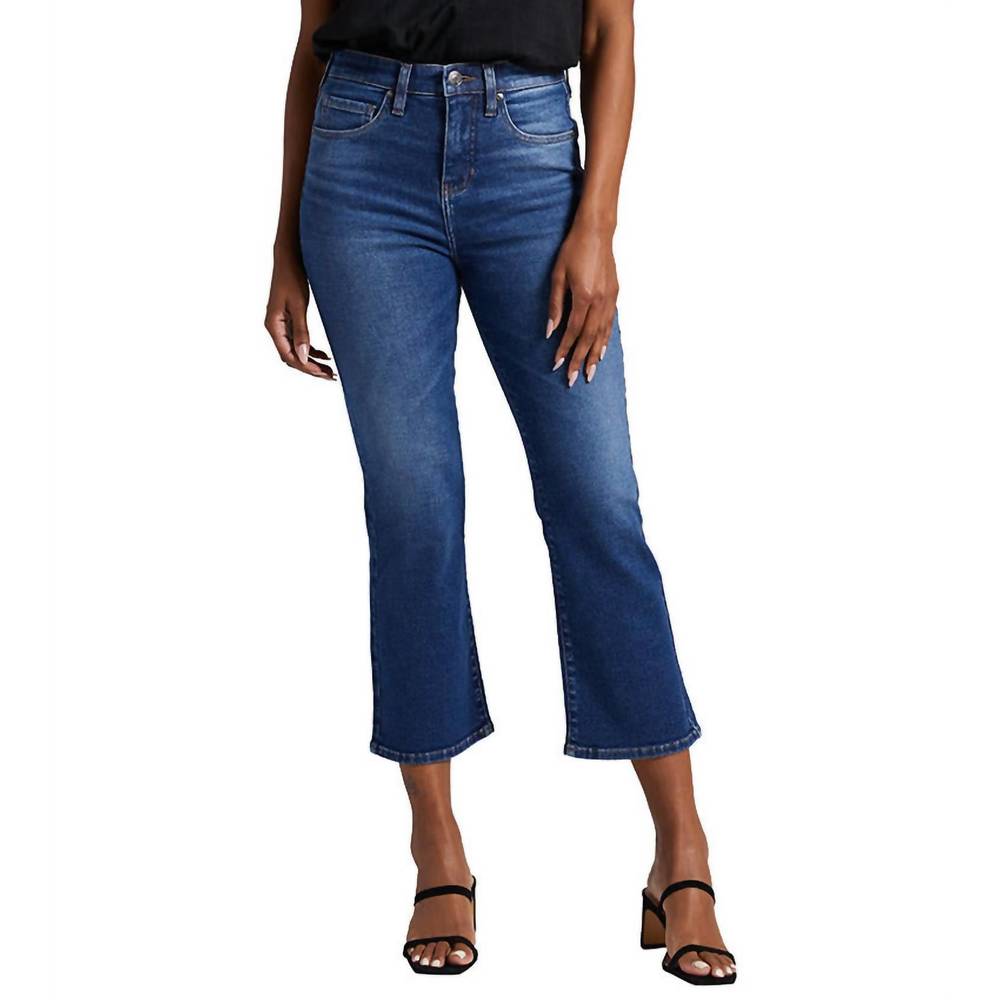NEW JAG phoebe cropped bootcut jeans in persian